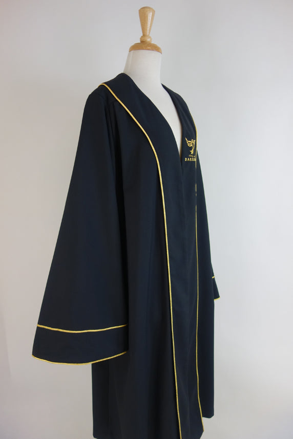 Corporate Mayoral Robe, Black, Gold Embroidered Logo