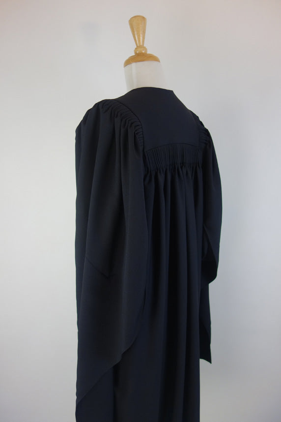 Master Graduation Gown in Wool Poly Blend