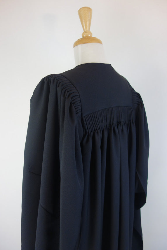 Master Graduation Gown in Wool Poly Blend