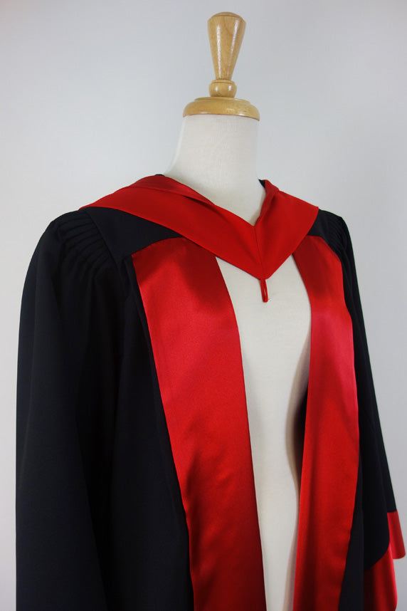 University of Melbourne PhD Graduation Gown Set - Gown, Hood and Bonnet