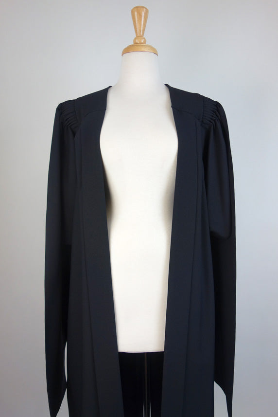 Master Graduation Gown in Wool Poly Blend