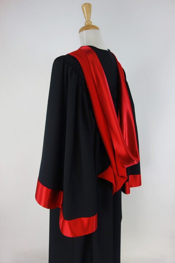 University of Melbourne PhD Graduation Gown Set - Gown, Hood and Bonnet