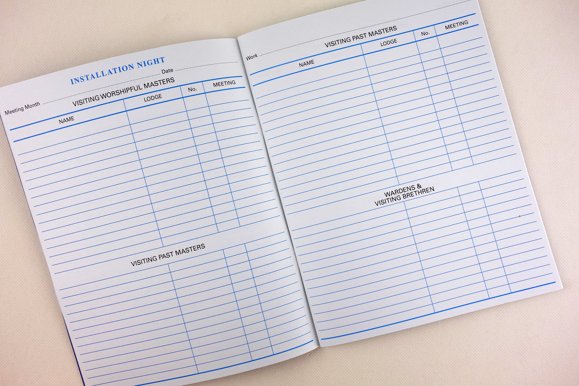 Master's Visitor Book