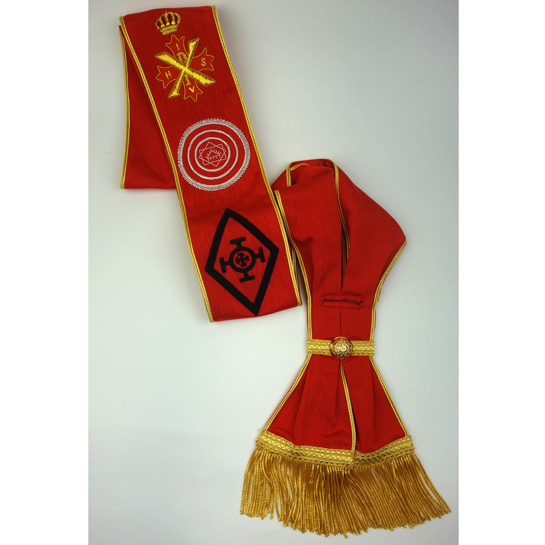 Red Cross of Constantine Knight Commander Sash