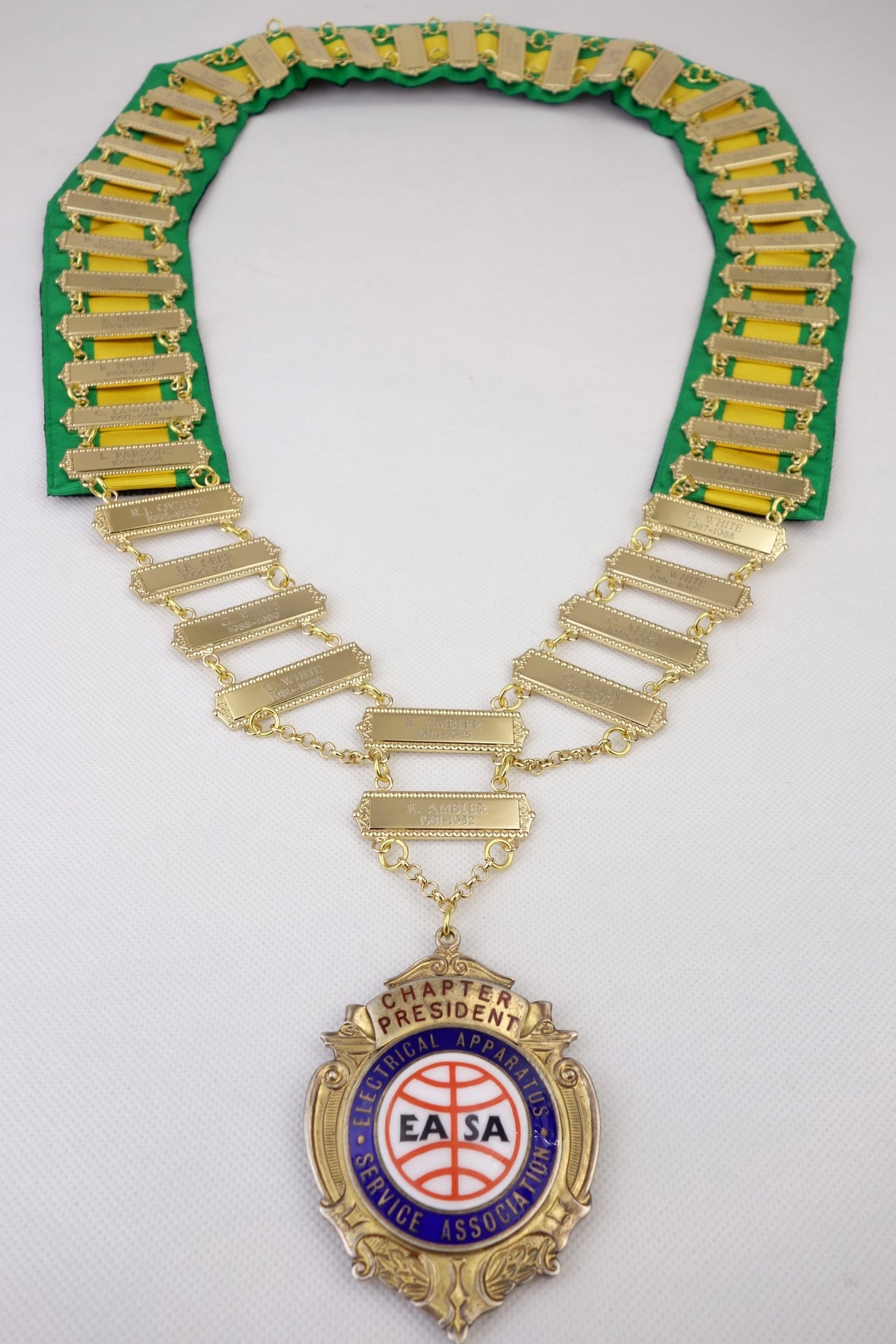 EASA Australasia Chapter President Chain of Office