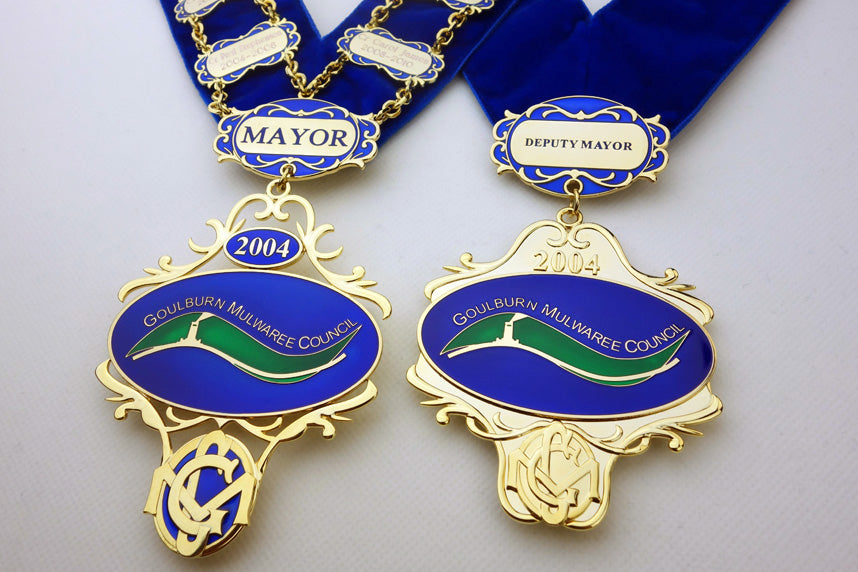 Goulburn Mulwaree Council Mayor & Deputy Chains of Office