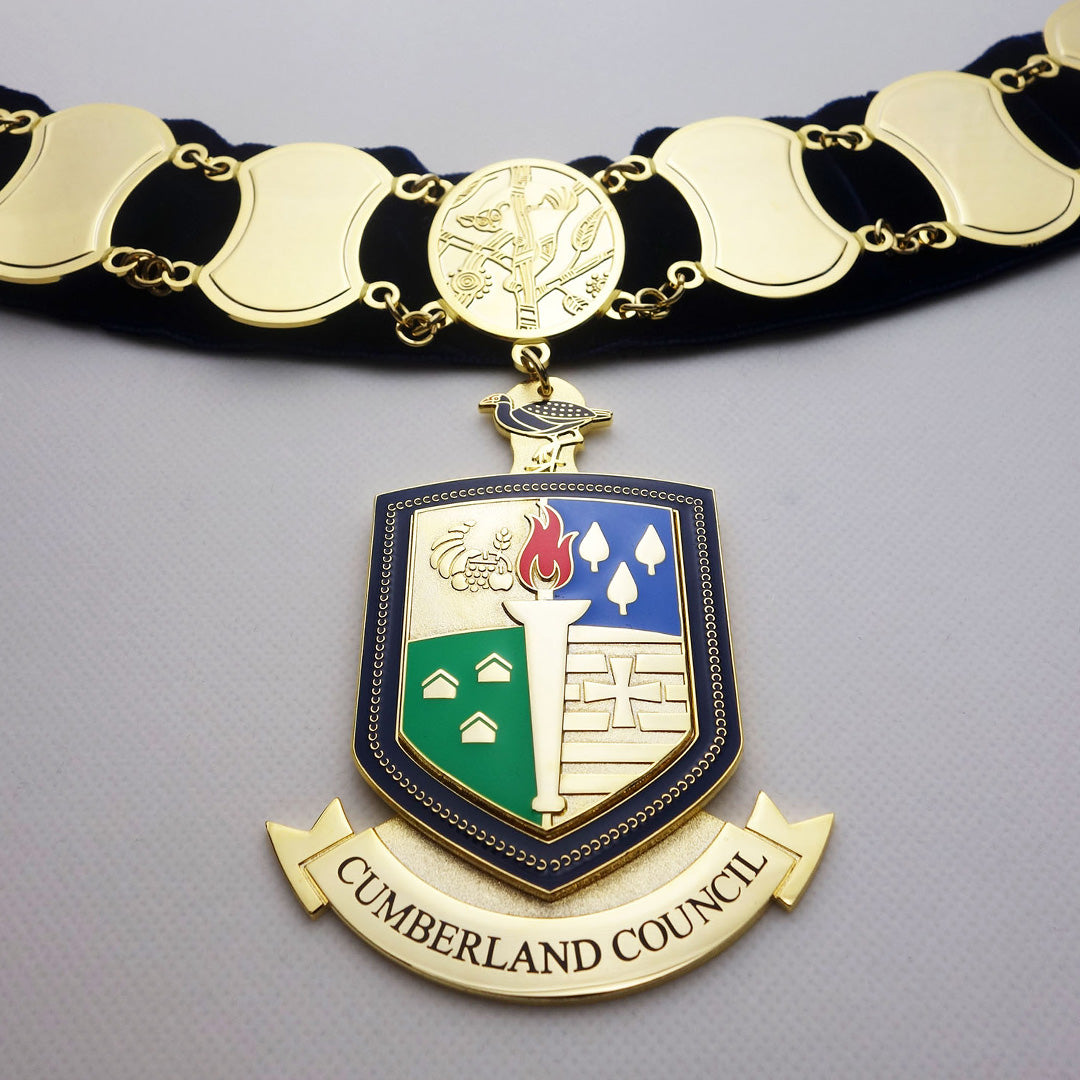 Cumberland Council Chain of Office & Pendant