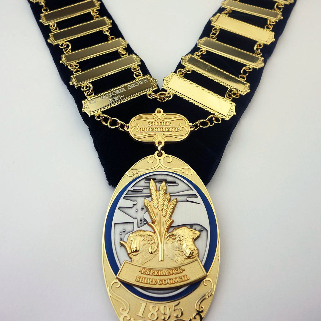 Esperance Shire Council President Chain of Office & Pendant