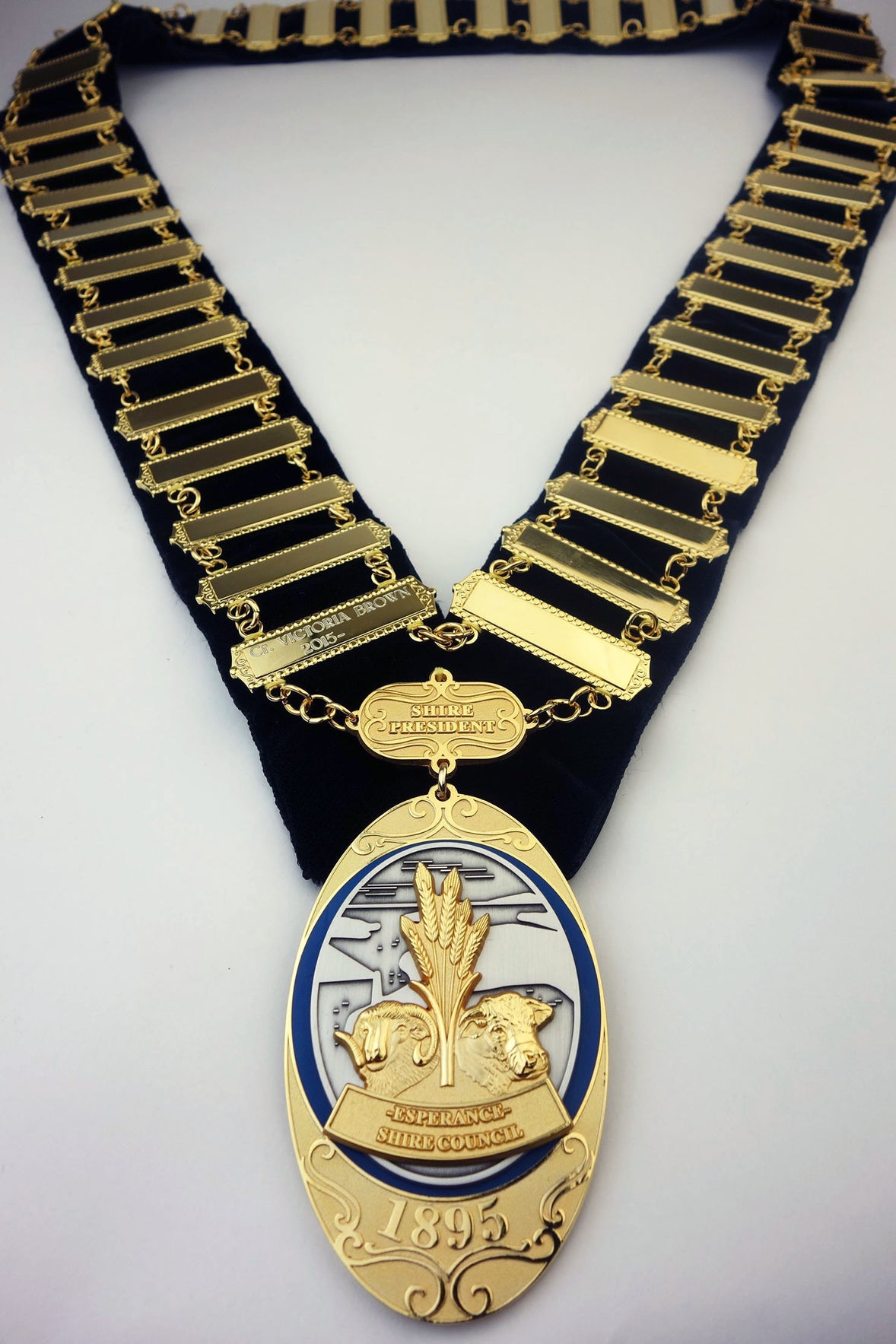 Esperance Shire Council President Chain of Office & Pendant