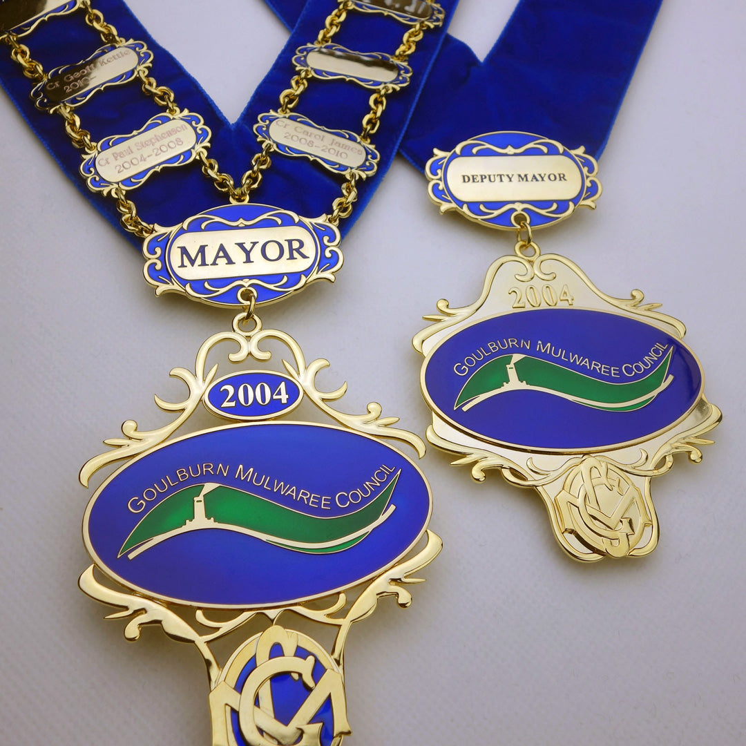 Goulburn Mulwaree Council Mayor & Deputy Chains of Office