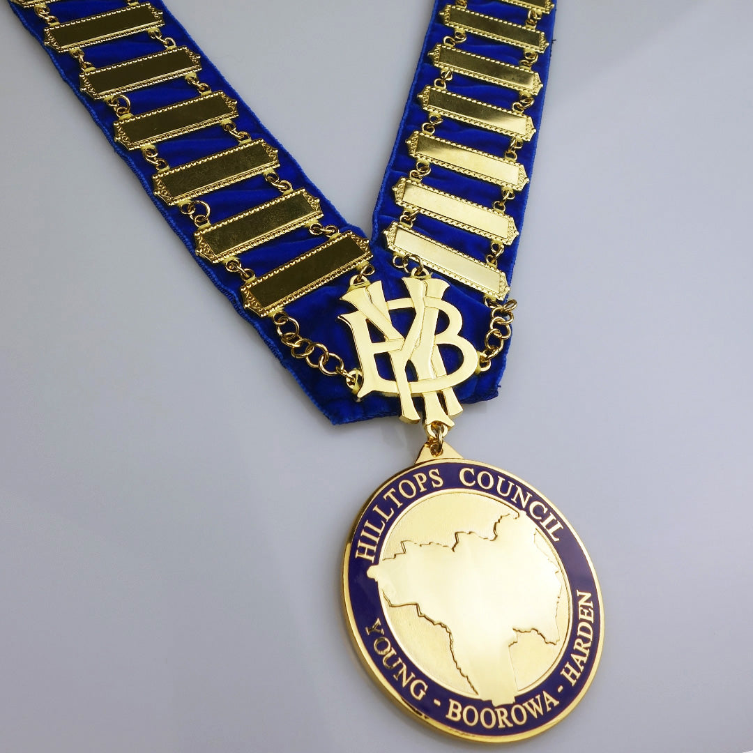 Hilltops Council Chain of Office & Pendant