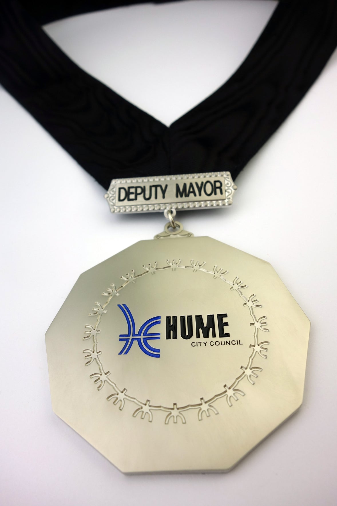 Hume City Council Mayor & Deputy Mayor Medallions with Collars