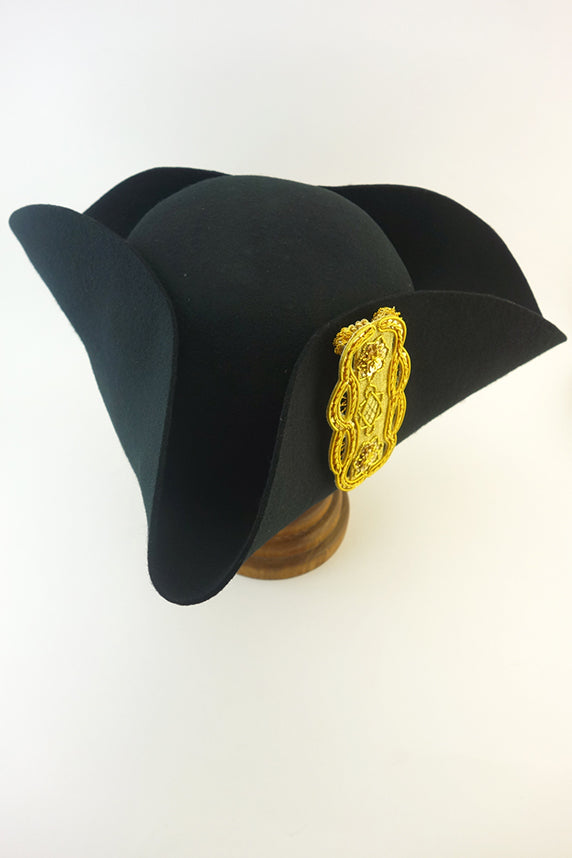 Tricorne Hat with Bullion Motif