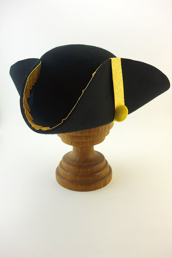 Tricorne Hat with Bullion Motif