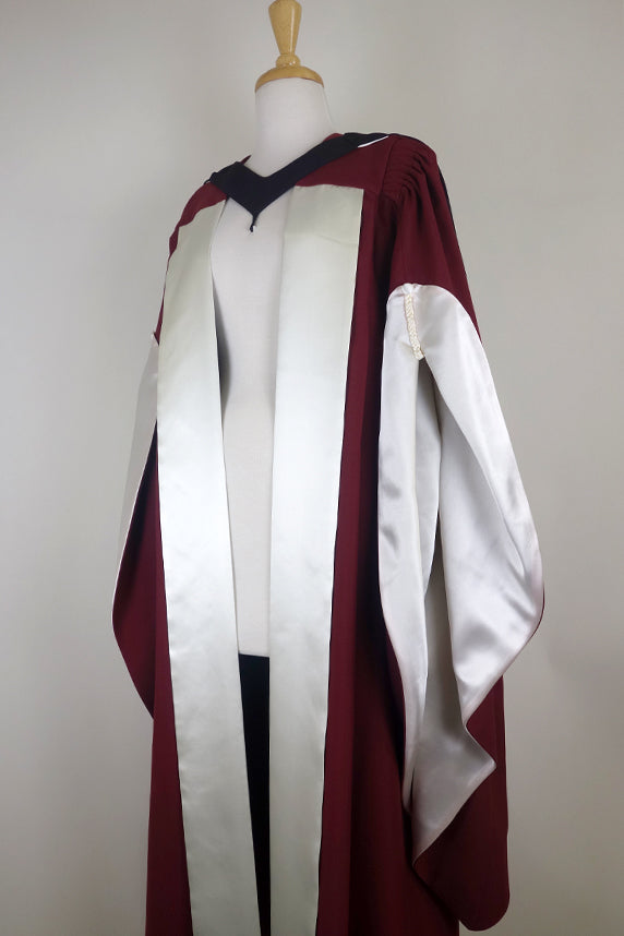 CDU PhD Graduation Gown Set - Gown, Hood and Bonnet