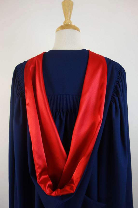 Deakin University PhD Graduation Gown Set - Gown, Hood and Bonnet