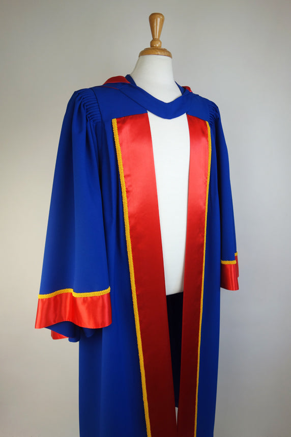 ECU PhD Graduation Gown Set - Gown, Hood and Bonnet