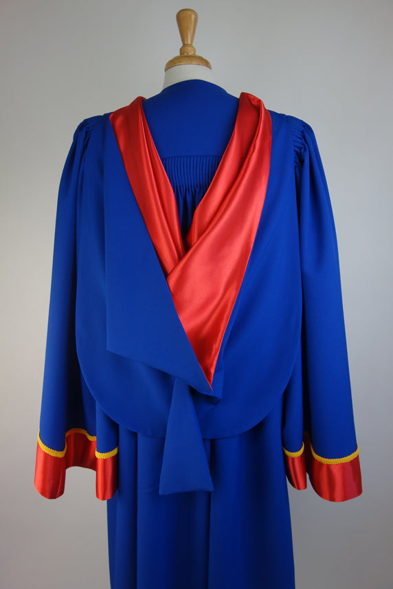 ECU PhD Graduation Gown Set - Gown, Hood and Bonnet