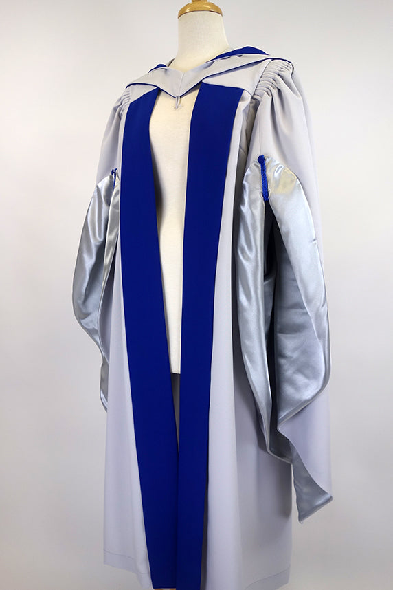 UCL University College London Specialist Doctorate Graduation Gown Set - Gown, Hood and Bonnet