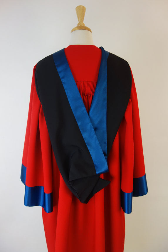 Victoria University PhD Graduation Gown Set - Gown, Hood and Bonnet