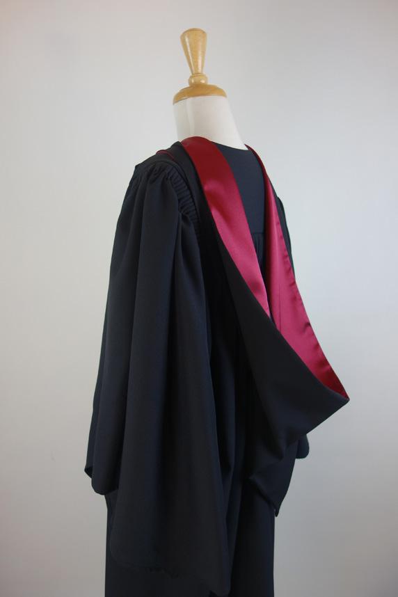 ANU Academic Hood for Bachelor Graduates