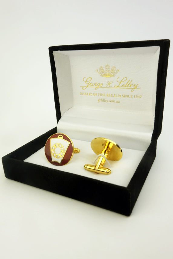 Masonic Cuff Links for Mark Master Mason