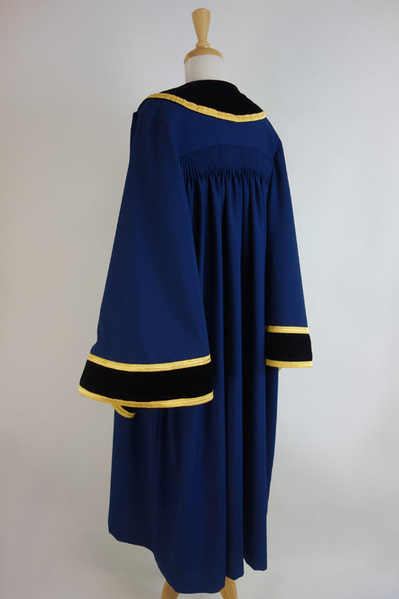 Velvet and Gold Mayoral Robe, Purple